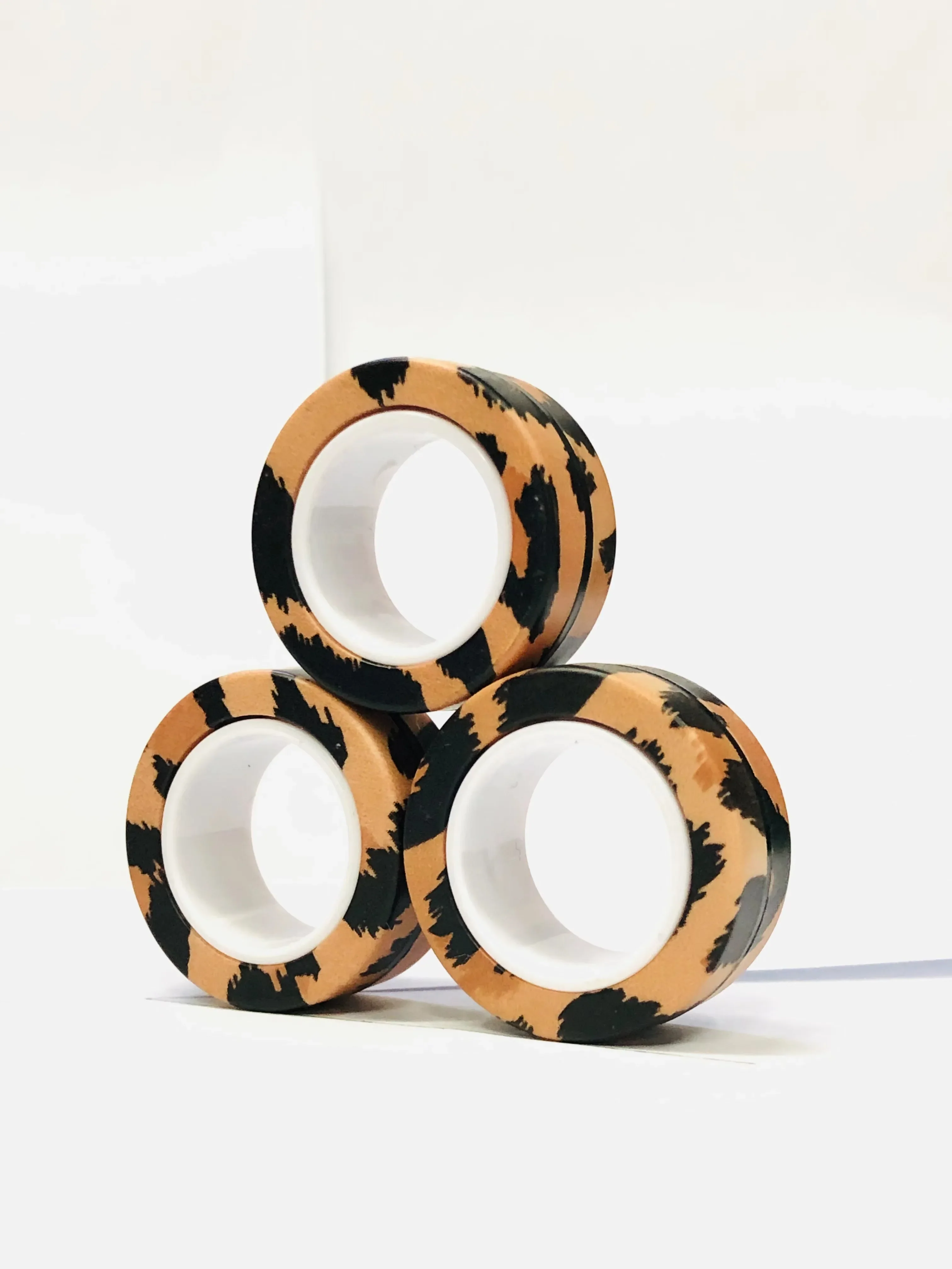 Magnetic Fidget Rings Set 3Pcs Stress Relief Spinner - Image 39