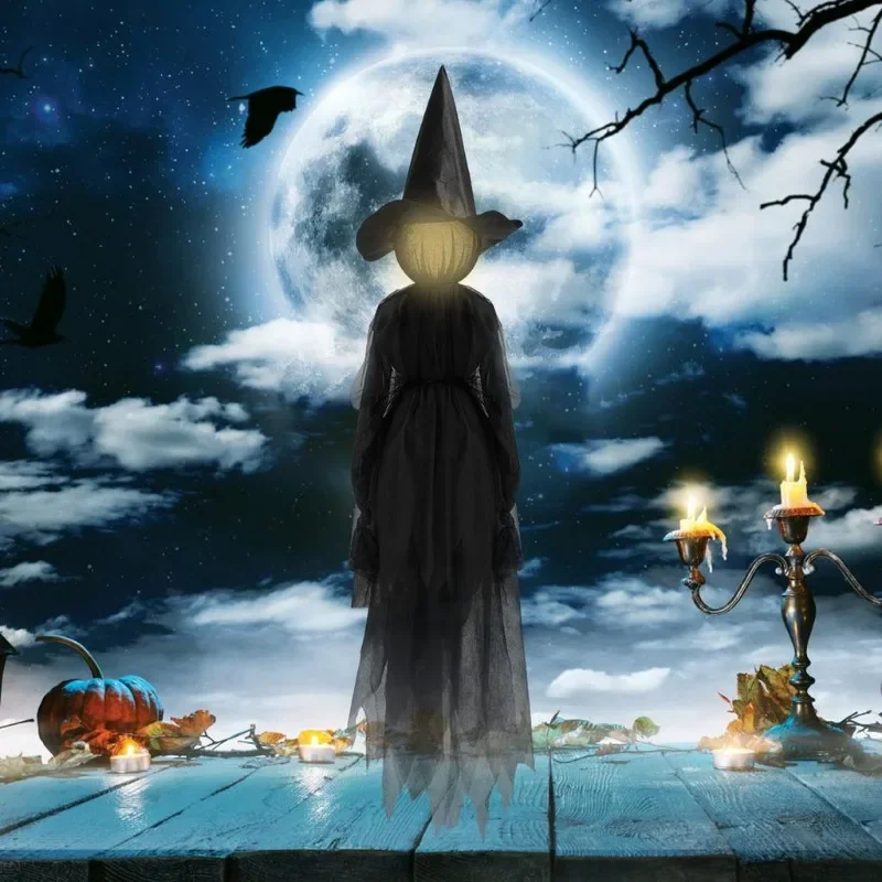 Halloween Witches Light Up Trio Decoration Fall 2025 - Image 10