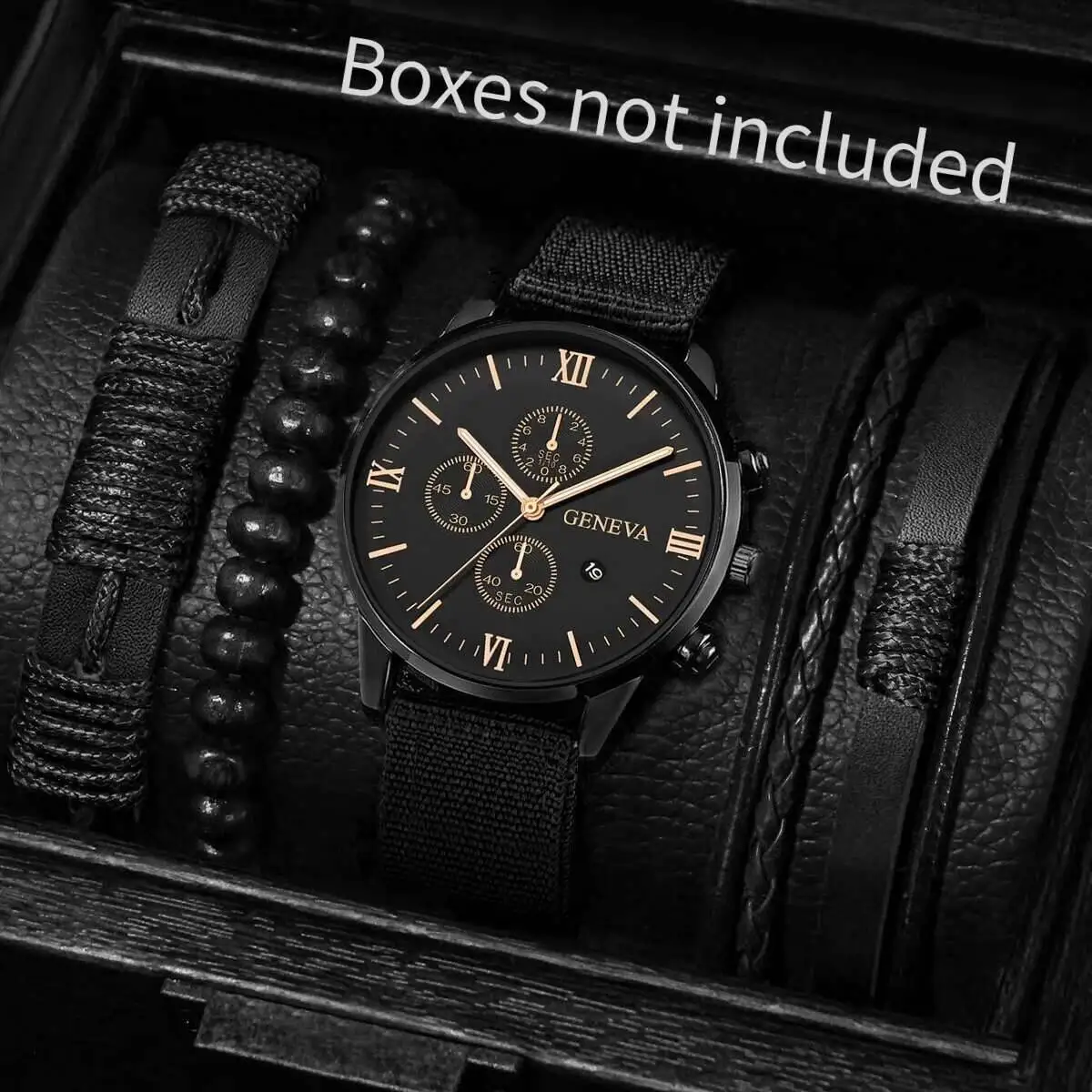 Quartz Watch And Bracelet Set Nylon Band Casual Gift - Image 11