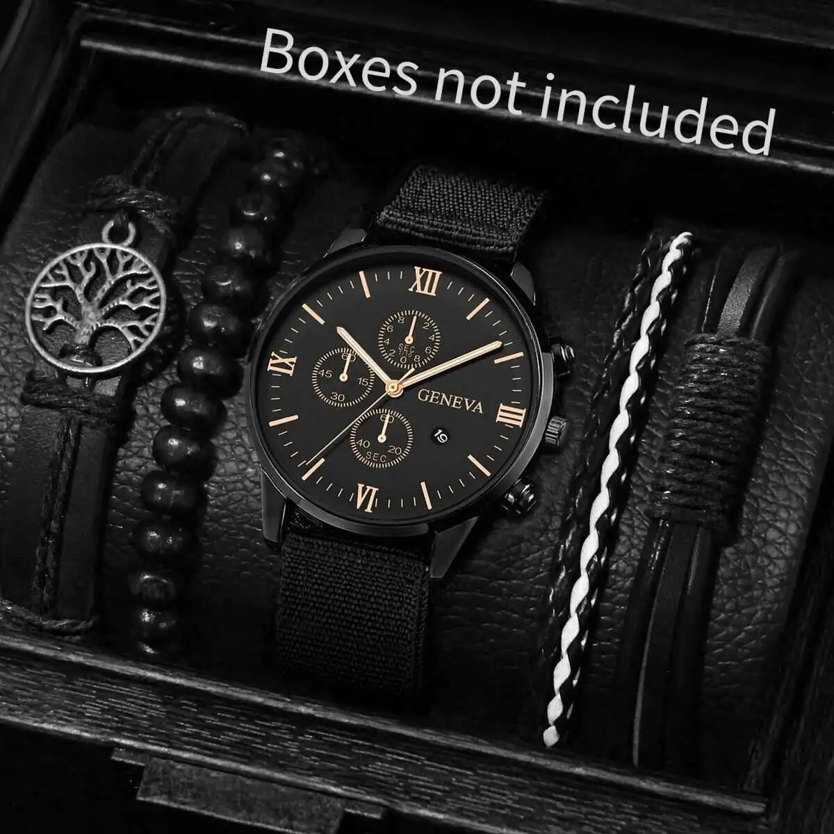 Quartz Watch And Bracelet Set Nylon Band Casual Gift - Image 12