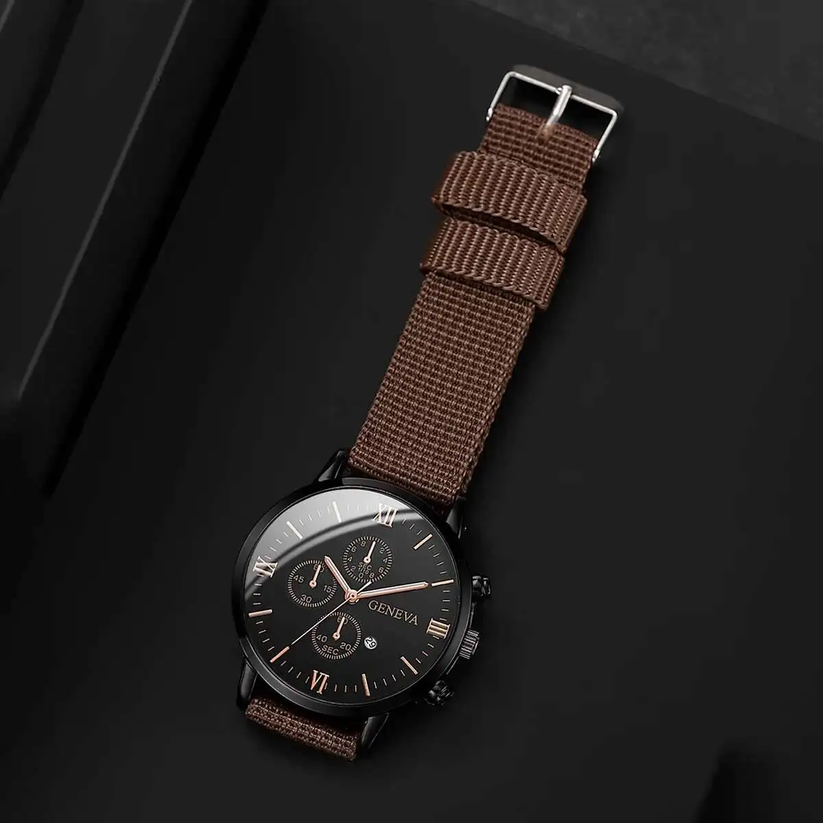 Quartz Watch And Bracelet Set Nylon Band Casual Gift - Image 16