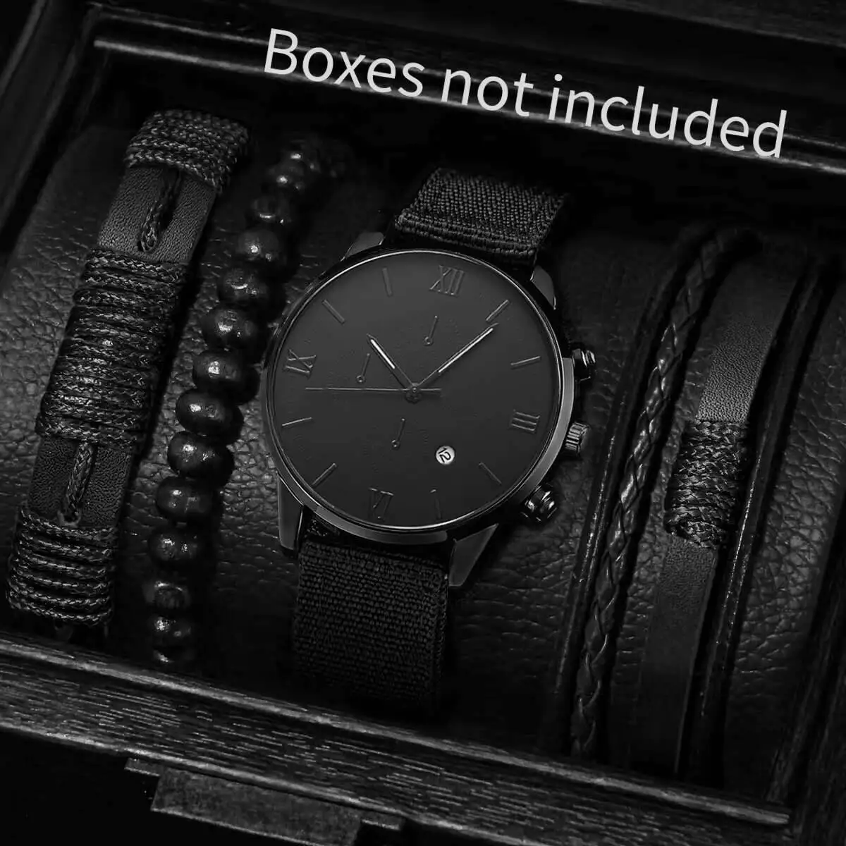 Quartz Watch And Bracelet Set Nylon Band Casual Gift - Image 22