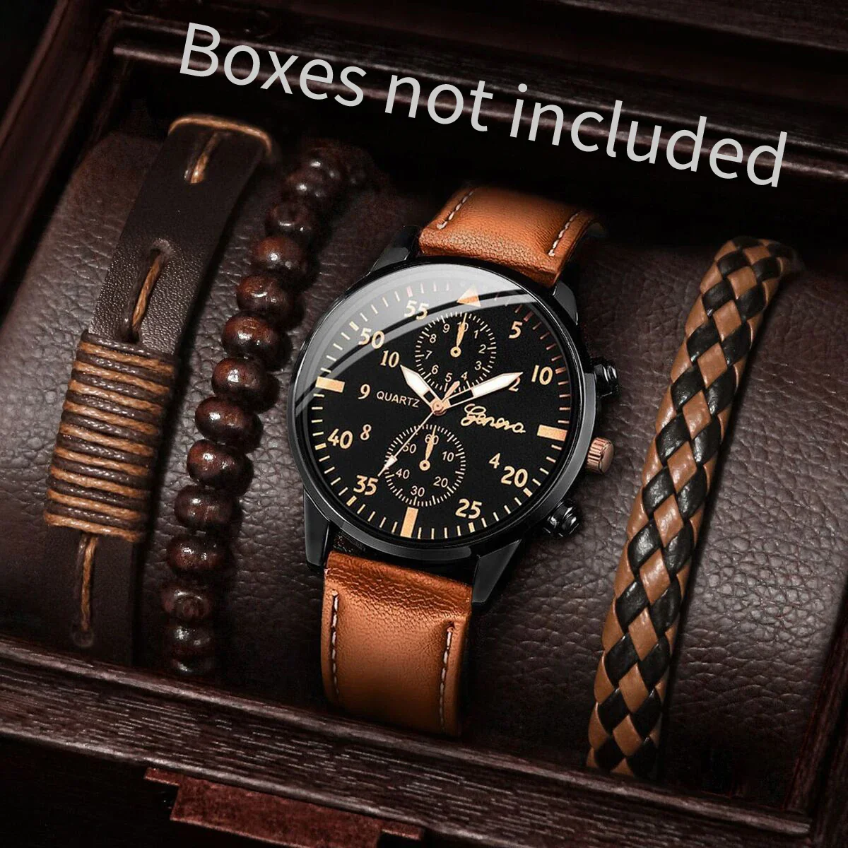 Quartz Watch And Bracelet Set Nylon Band Casual Gift - Image 23