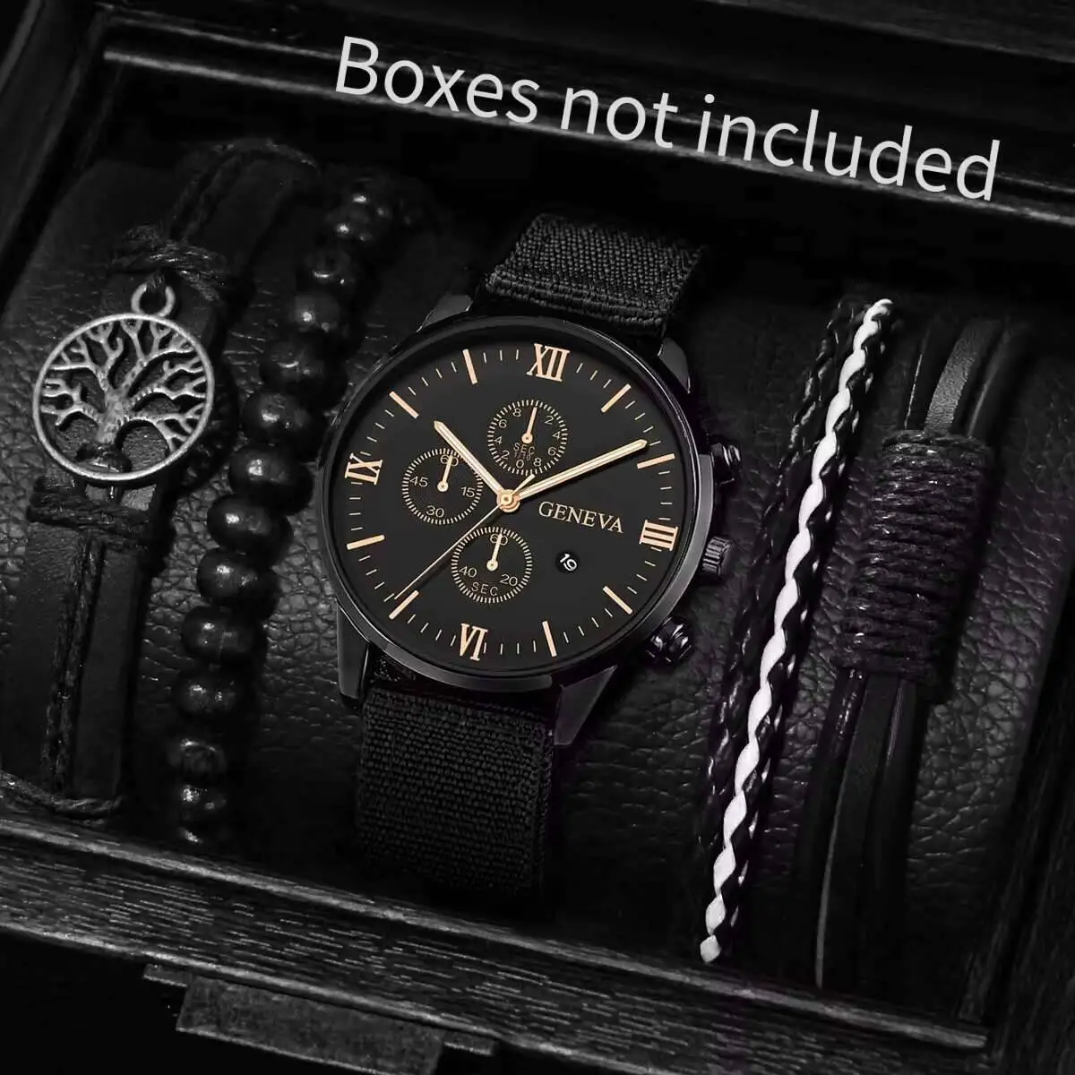 Quartz Watch And Bracelet Set Nylon Band Casual Gift - Image 26