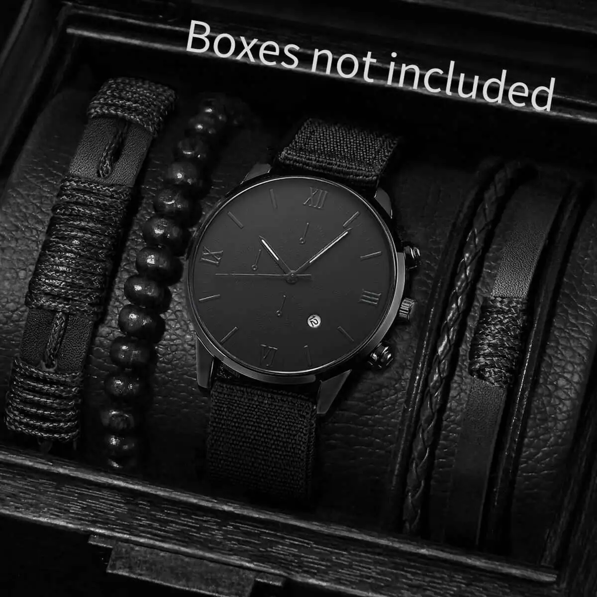 Quartz Watch And Bracelet Set Nylon Band Casual Gift - Image 9