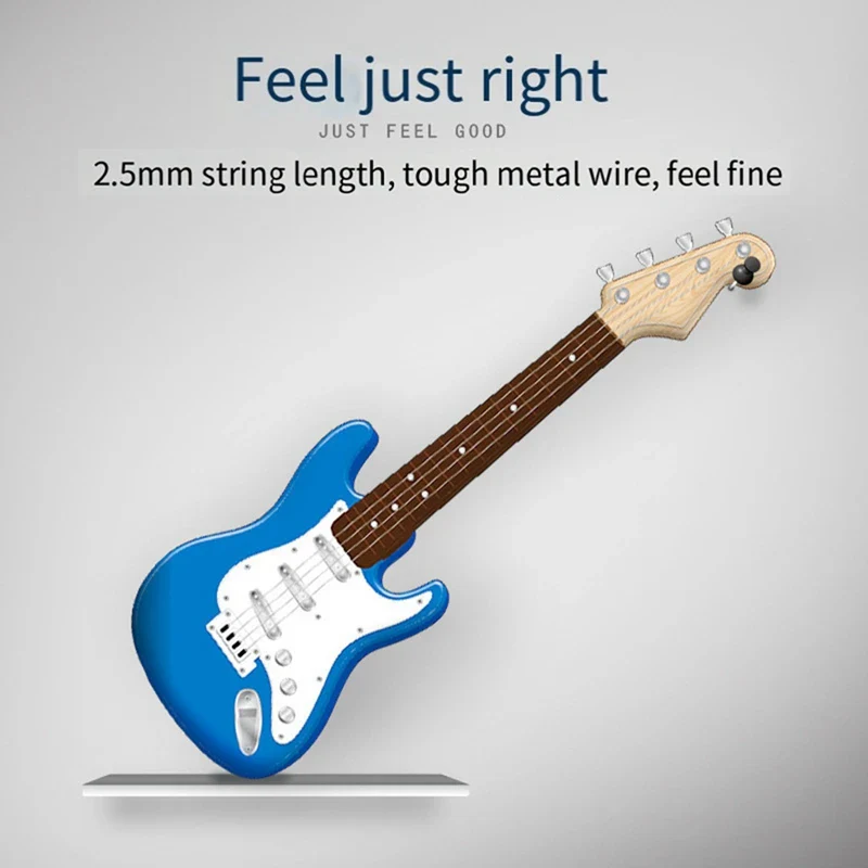 4-String Electric Guitar Toy for Kids - Portable Musical Instrument, Perfect Gift for Young Musicians - Image 3