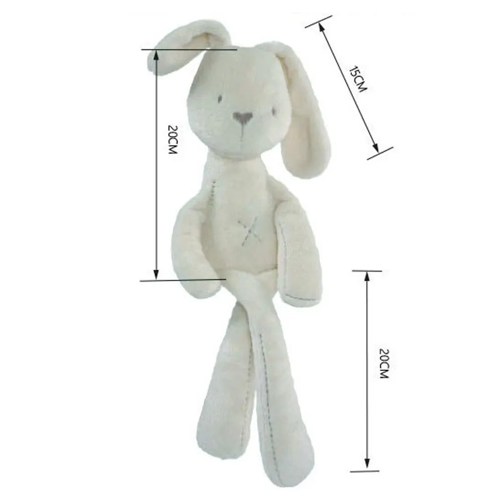 42CM Cute Cartoon Long Ears Rabbit Doll - Soft Plush Toy for Children, Bunny Sleeping Mate, Stuffed Animal Gift - Image 4
