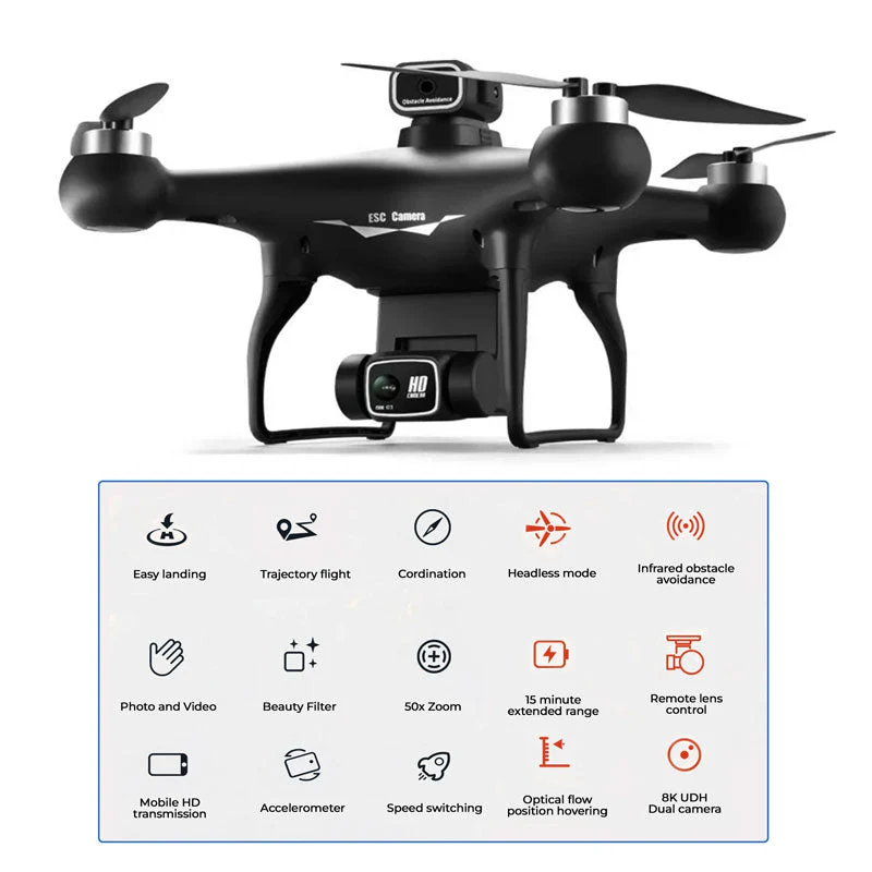 4K UHD Camera Drone GPS WiFi FPV Professional Aerial - Image 4