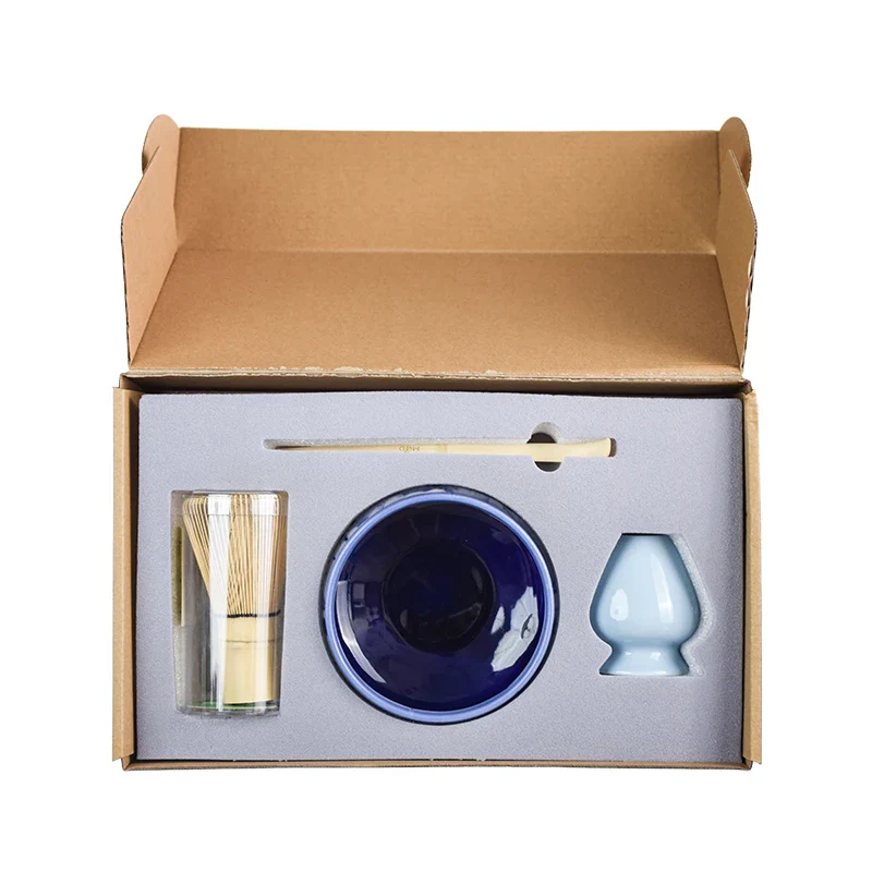 Matcha Tea Set Porcelain 4Pc Handmade Easy Clean Gift Kit - Image 5