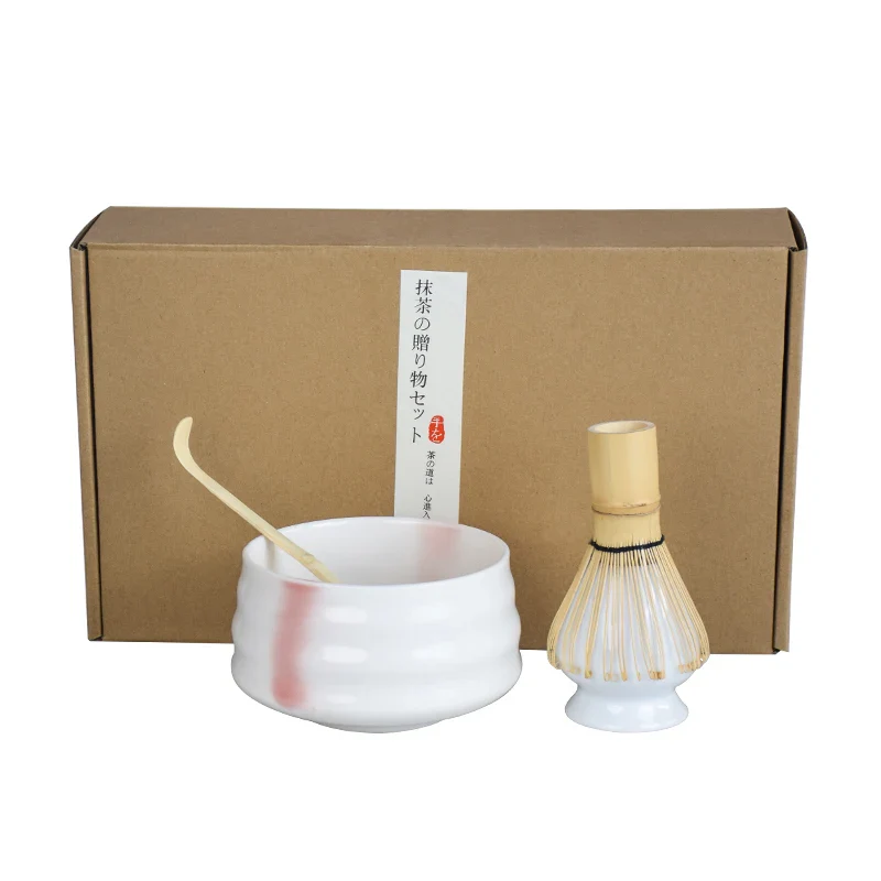 Matcha Tea Set Porcelain 4Pc Handmade Easy Clean Gift Kit - Image 7