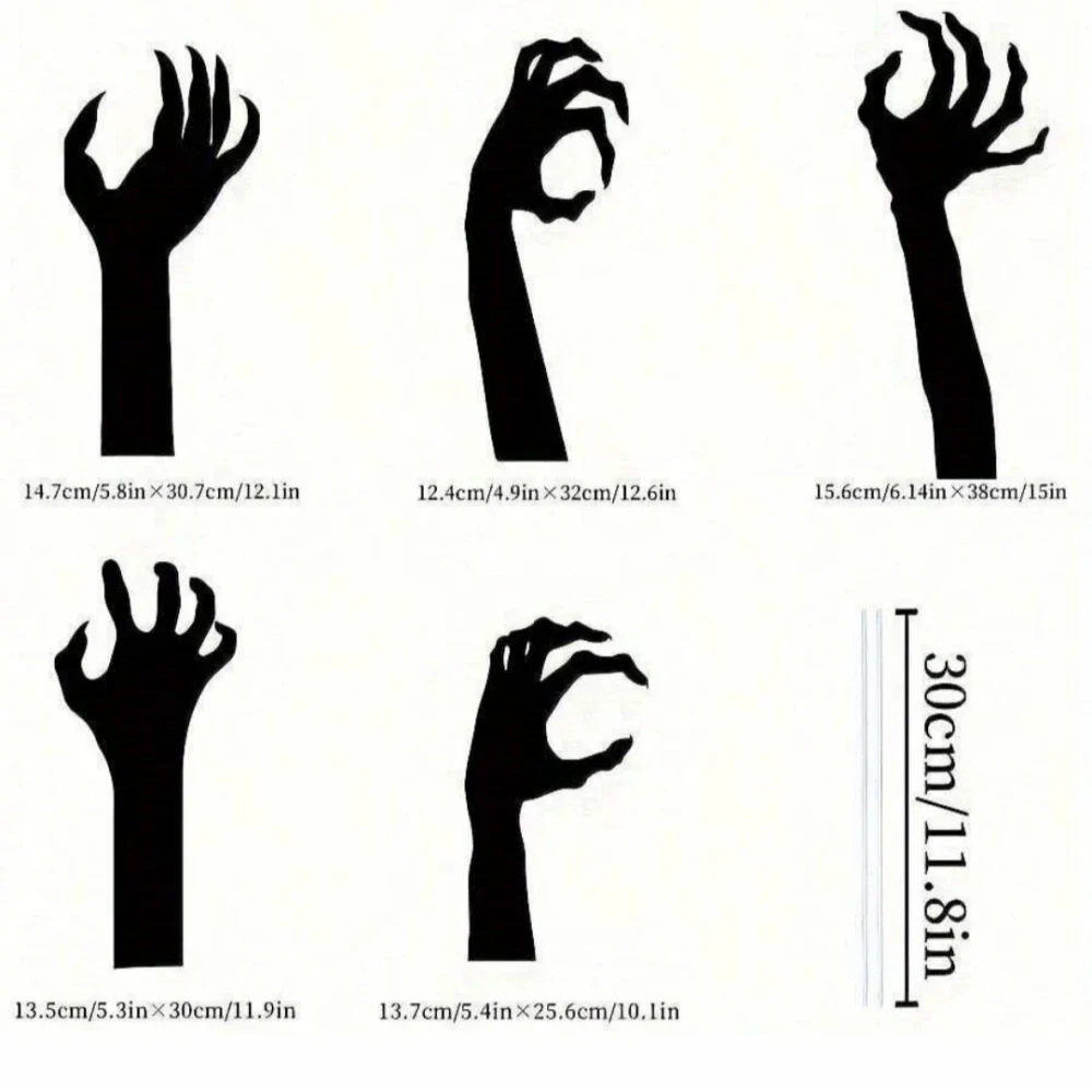 Halloween Skeleton Hands Ground Stakes Decor Fall 2025 - Image 3