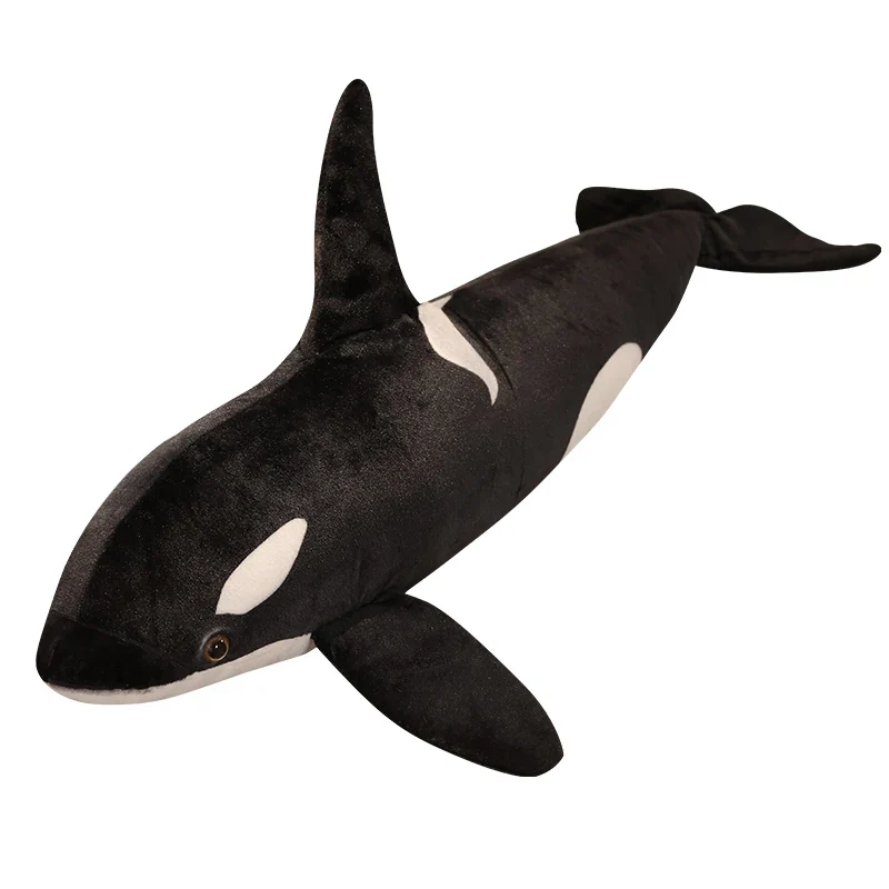 Orca Plush Toy Lifelike Whale Soft Cuddly Bed Pillow - Image 7