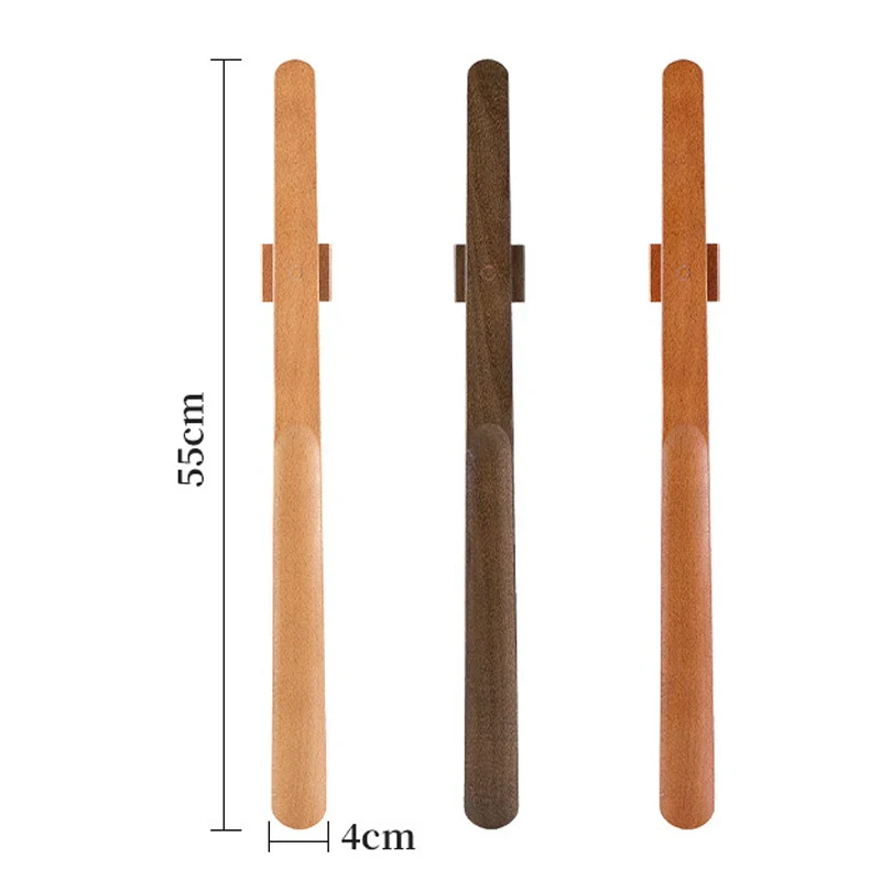 Shoehorn Wooden Magnetic 55cm Beech Long Handle Easy Wear - Image 5