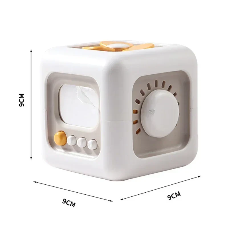 Montessori 6-in-1 Sensory Cube Toy - Educational Busy Board for Babies, Fidget Skills Development, 3.5-inch Activity Cube for Boys and Girls - Image 5