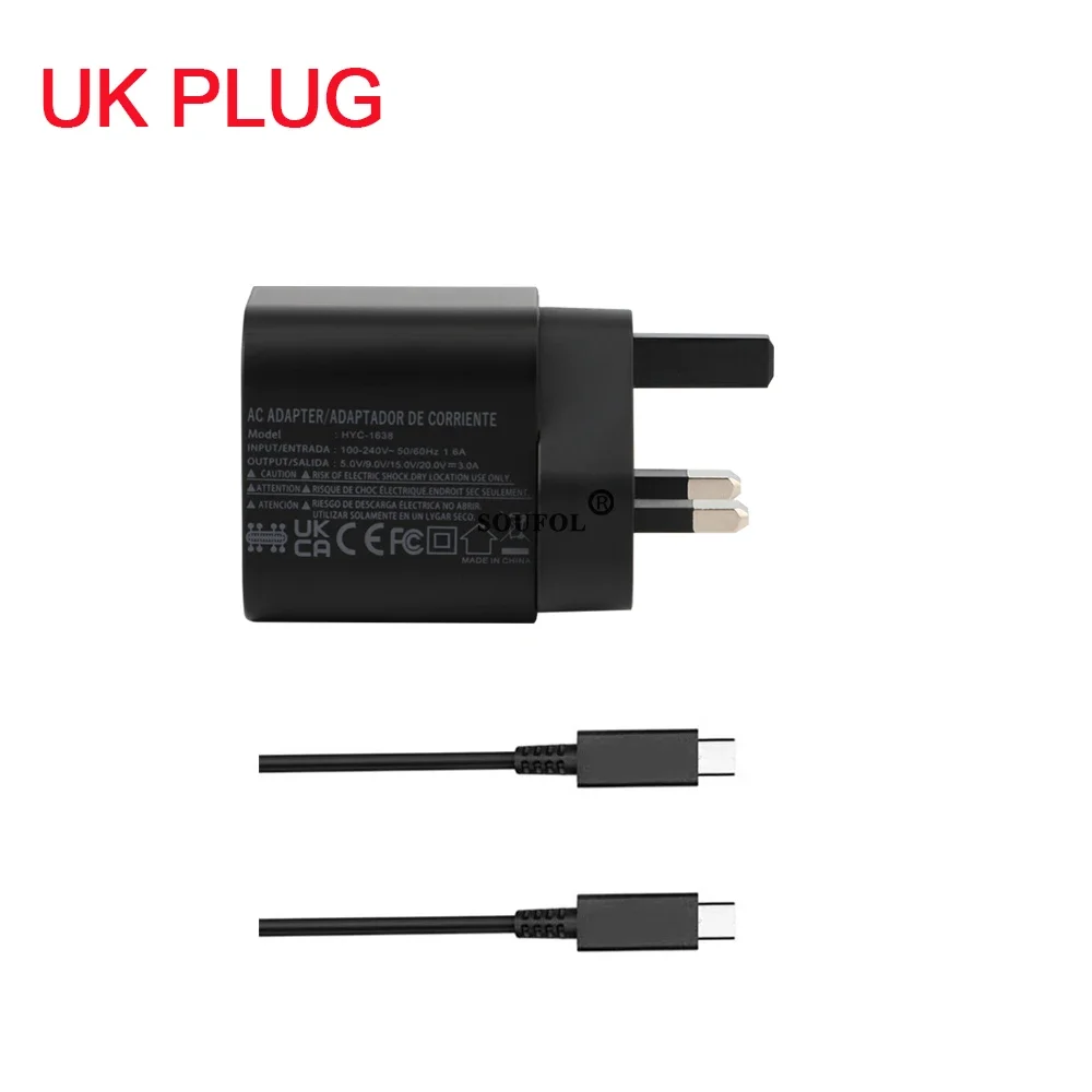 60W USB C Fast Charger Cube With EU US UK Plugs For Switch2 - Image 19