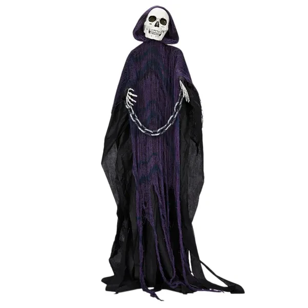 Grim Reaper Animatronic 6ft Sound Activated Halloween - Image 2