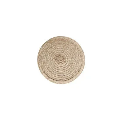 6pcs Round Woven Ramie Placemats - Non-Slip Table Mats for Dining, Kitchen & Cafe Use - Image 9