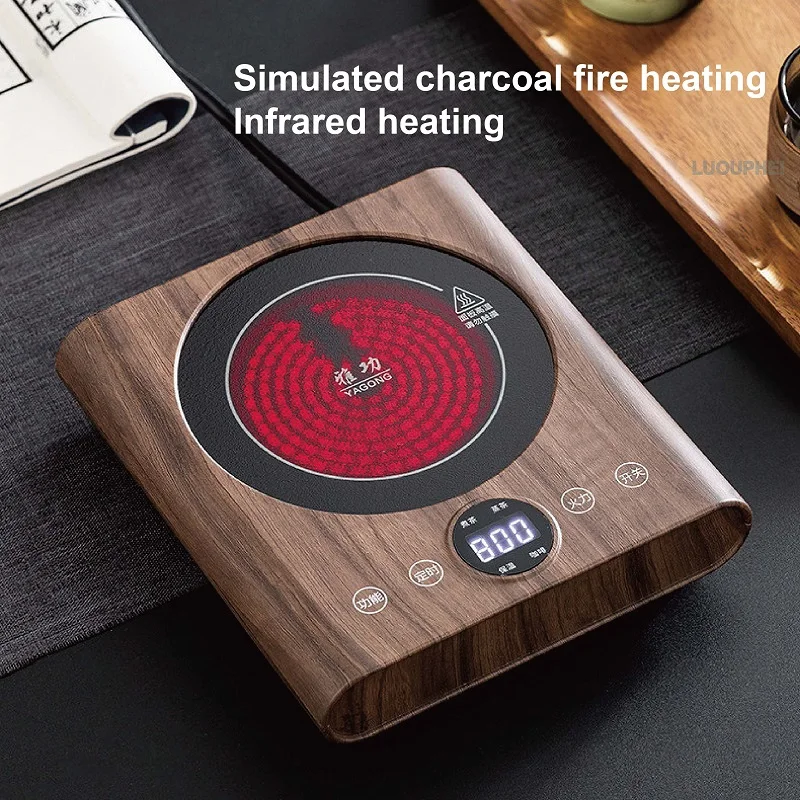 800W Ultra-Thin Electric Ceramic Stove Hot Plate - Multifunctional Tea Maker for Home Cooking - Image 3