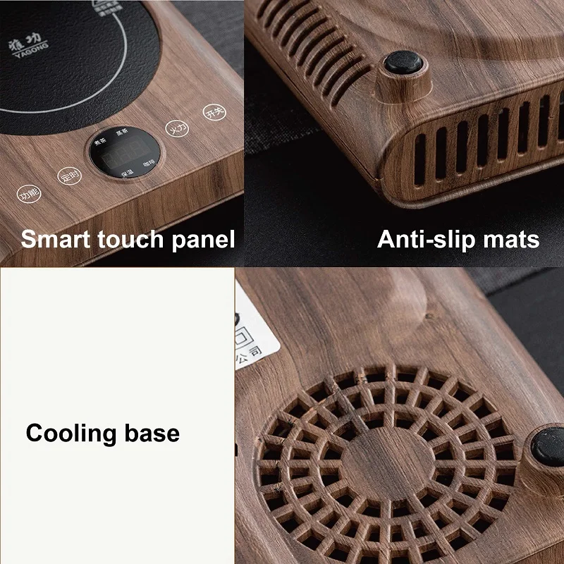800W Ultra-Thin Electric Ceramic Stove Hot Plate - Multifunctional Tea Maker for Home Cooking - Image 5