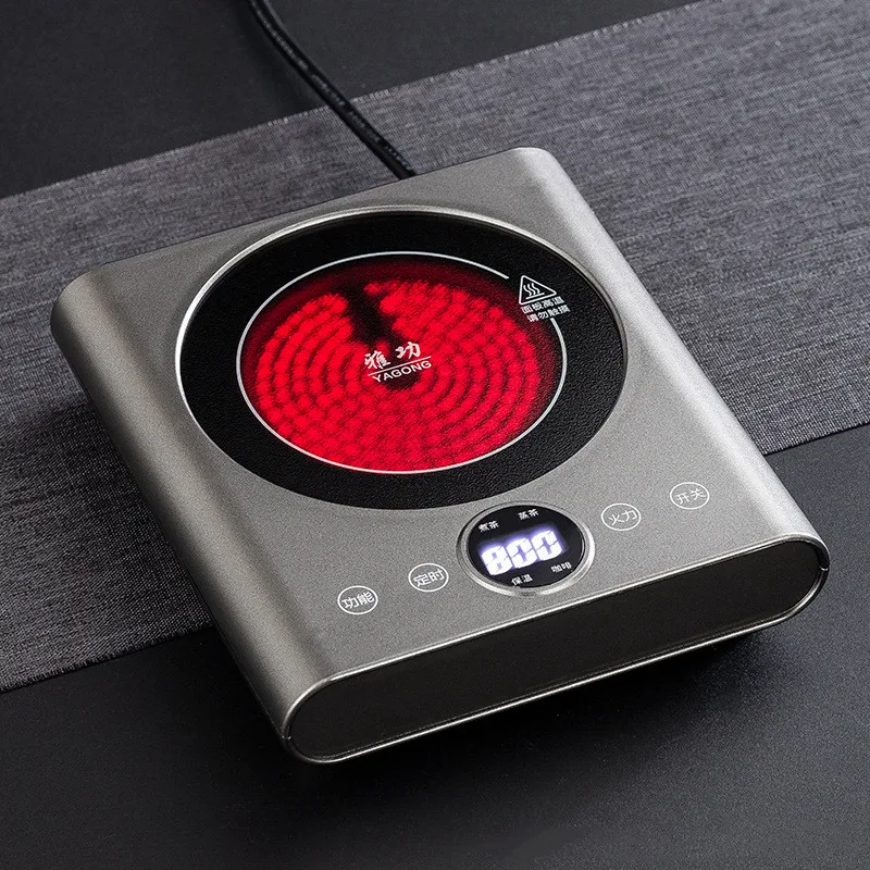800W Ultra-Thin Electric Ceramic Stove Hot Plate - Multifunctional Tea Maker for Home Cooking - Image 7