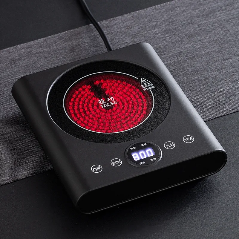 800W Ultra-Thin Electric Ceramic Stove Hot Plate - Multifunctional Tea Maker for Home Cooking - Image 8