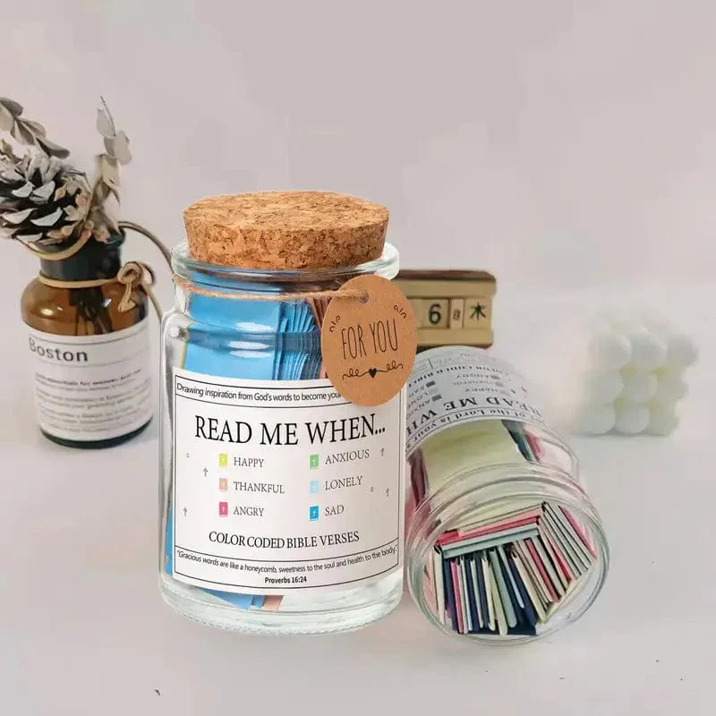 90 Day Inspirational Bible Verses Jar - Handcrafted Daily Scripture for Faith and Gratitude - Image 3