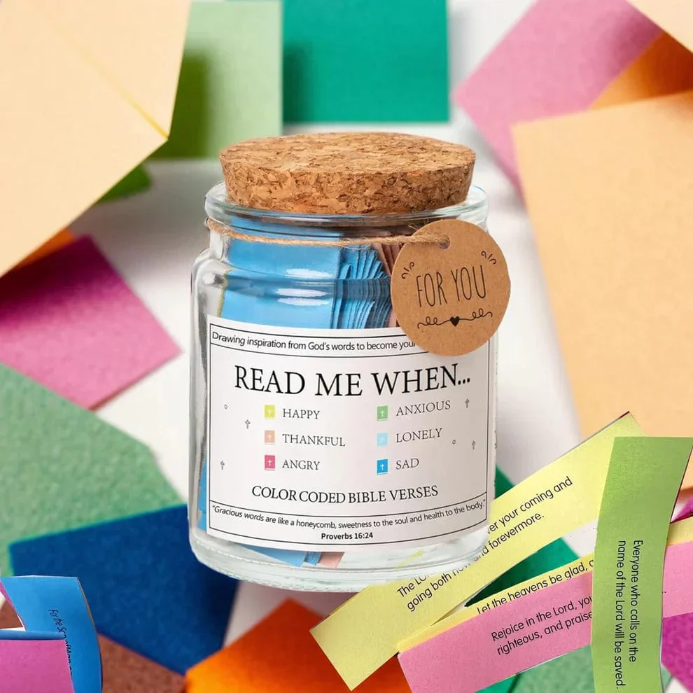 90 Day Inspirational Bible Verses Jar - Handcrafted Daily Scripture for Faith and Gratitude - Image 4