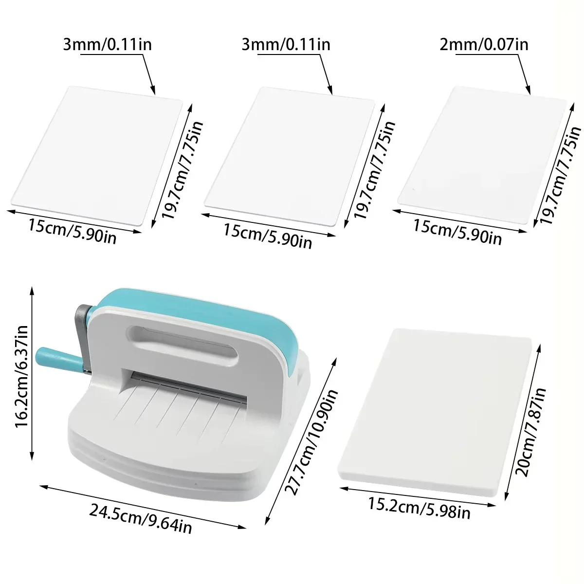A5 Die Cutting Machine 6 Inch Opening Scrapbook Craft - Image 3