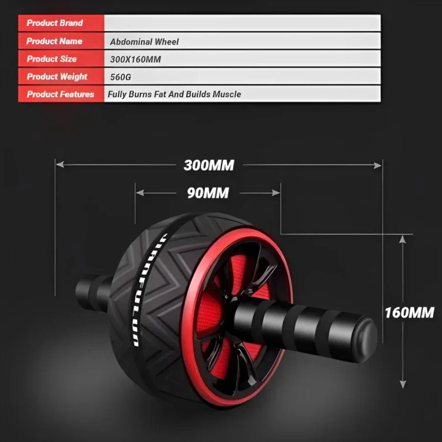 Ab Roller Wheel Core Trainer Non Slip Home Workout - Image 6