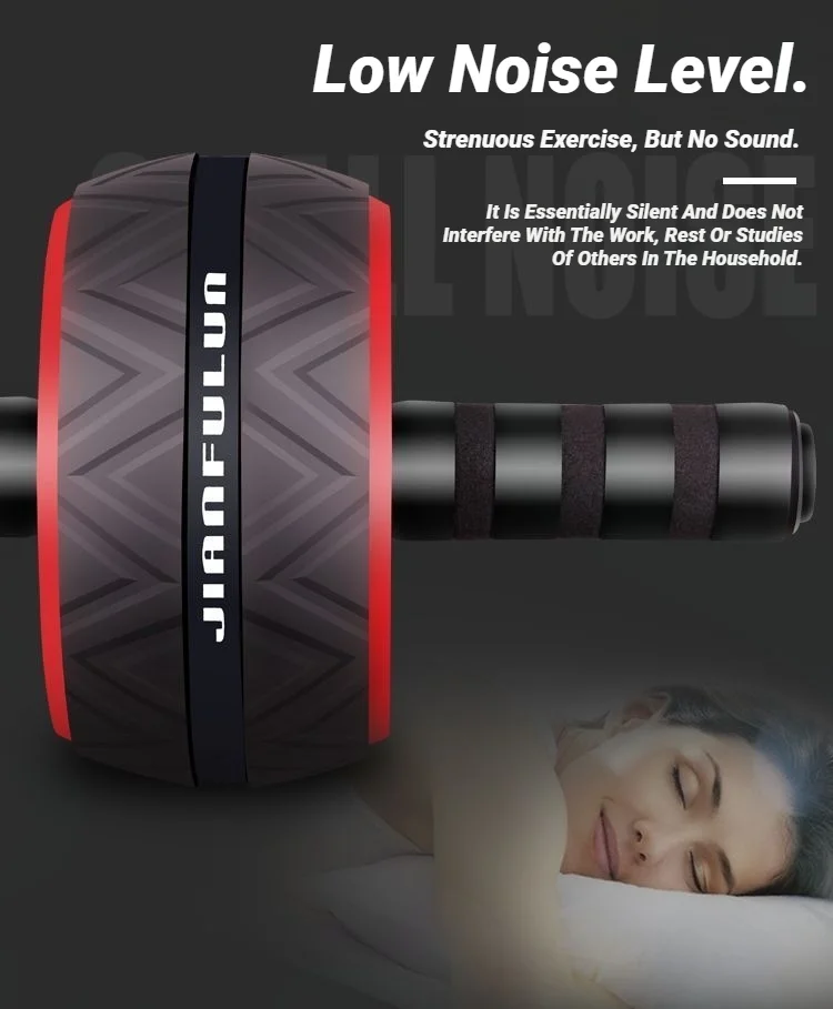 Ab Roller Wheel Core Trainer Non Slip Home Workout - Image 9