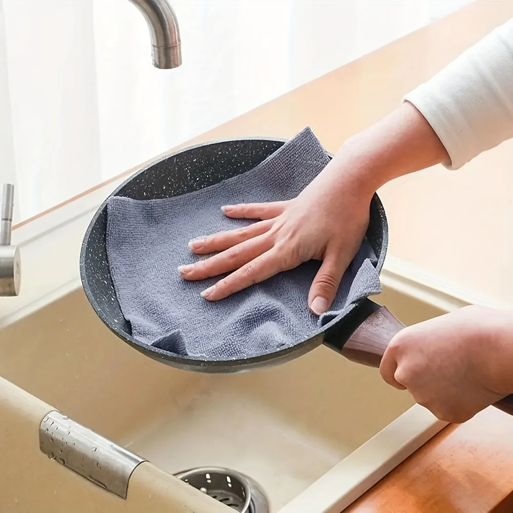 Absorbent Household Cleaning Towel Roll - Versatile Dishwashing & Car Washing Cloth - Image 4