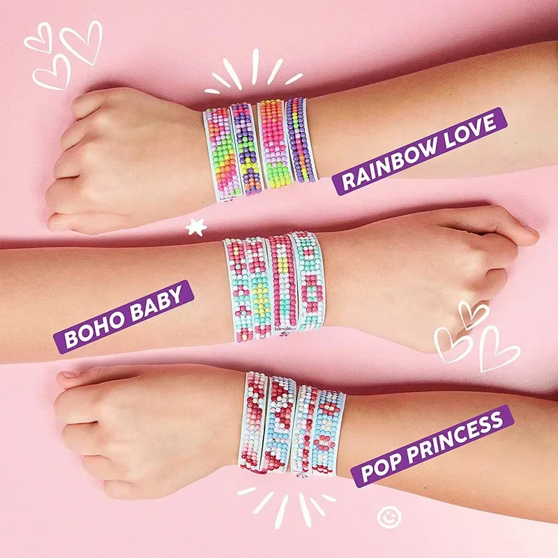 Adjustable DIY Diamond Painting Bracelet for Kids & Adults - Creative Jewelry Craft with Embroidery Art - Image 6