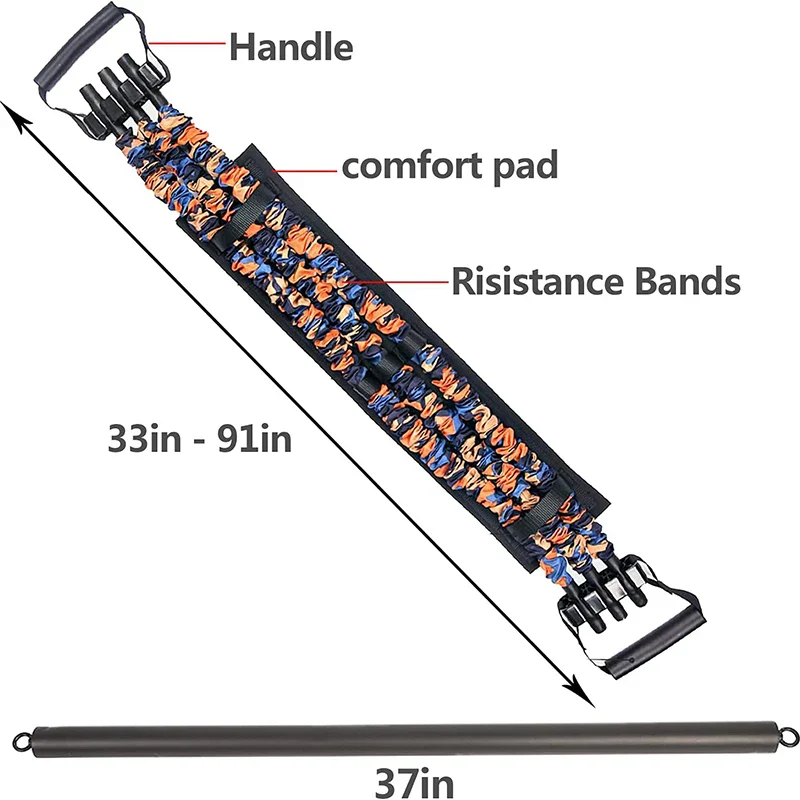 Adjustable Resistance Band Set for Fitness - Chest Workout Equipment, Home Gym Essentials - Image 5