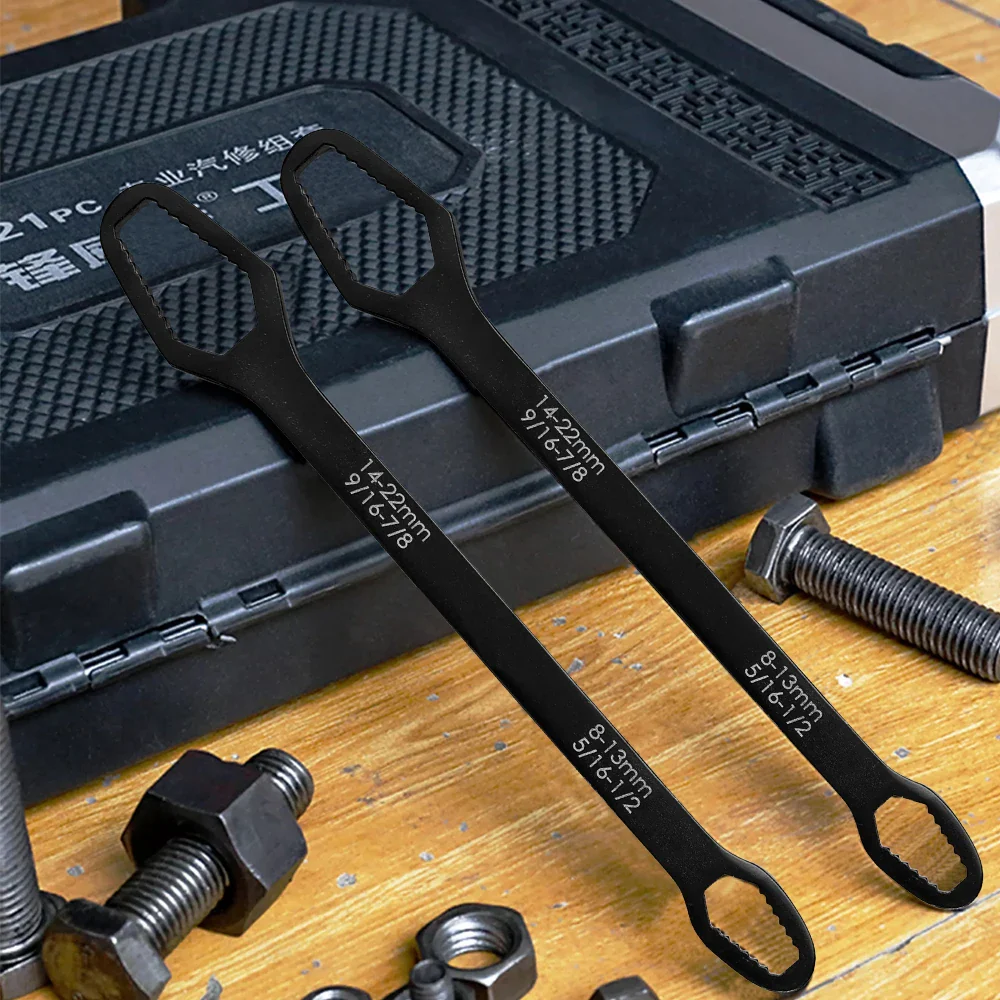 Adjustable Torx Wrench Tool Set - 8-22mm Double-Head Spanner for Home Tools and Repairs - Image 6