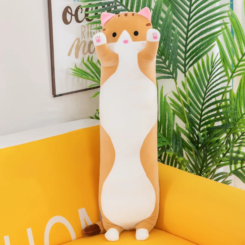 Adorable Plush Cat & Dog Pillow - 50-130cm (19.6-51.1 inch) Soft Cushion for Kids & Girls, Perfect for Naps and Relaxation - Image 7