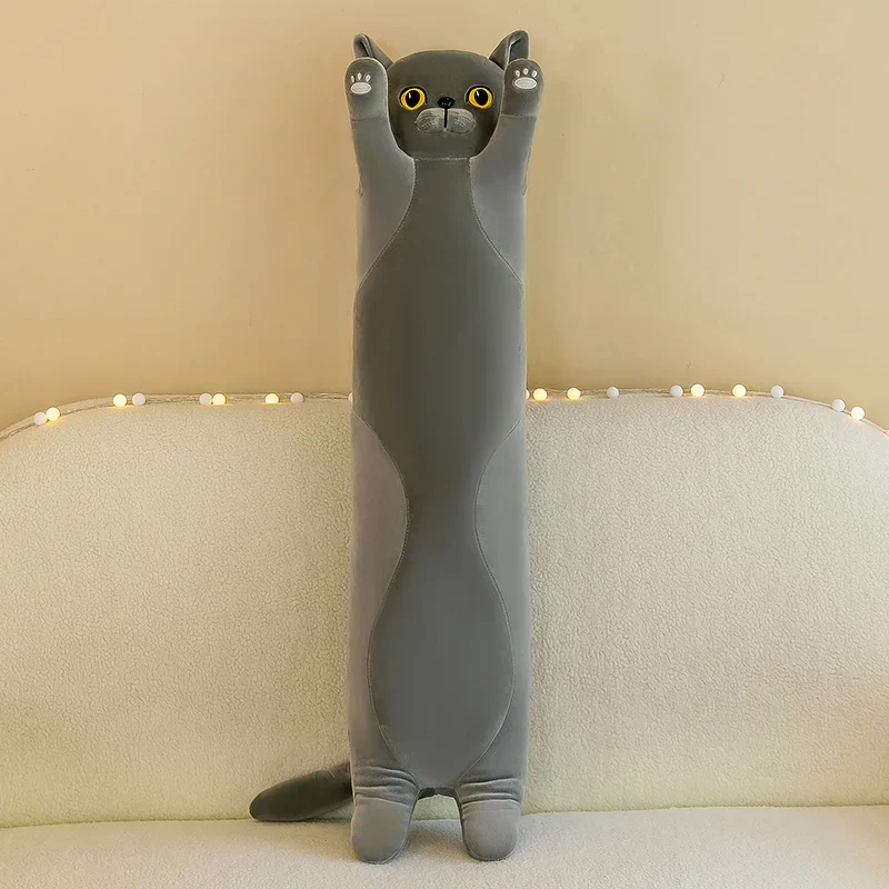 Adorable Soft Cat Plush Pillow - 50-130cm (19.6-51.1 inch) Cushion for Office Naps, Perfect Gift for Kids and Girls - Image 3