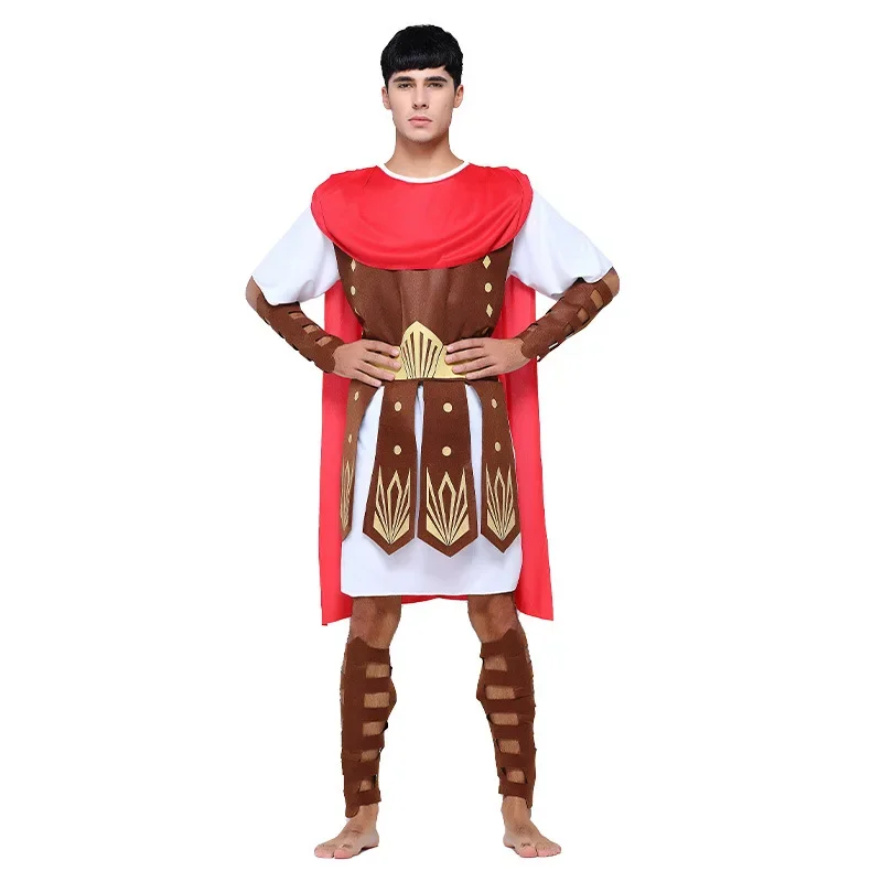 Adult Greek God and Goddess Costume Set with Headdress, Robe, and Belt for Cosplay and Halloween Events - Image 10