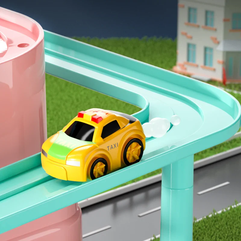 Adventure Car Track Playset for Kids - Urban Rescue Parking Lot & Puzzle Game, Preschool Gift - Image 6