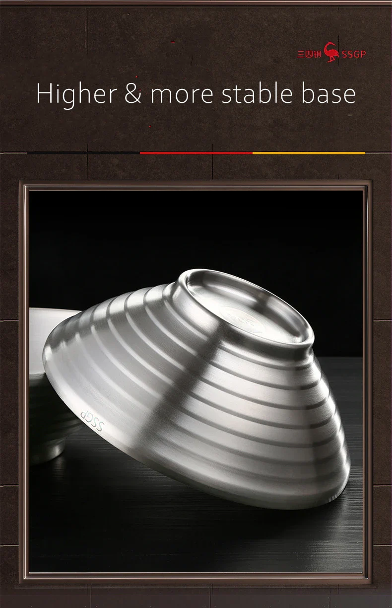 Stainless Steel Ramen Bowl 1.4L Insulating Christmas Gift - Image 15
