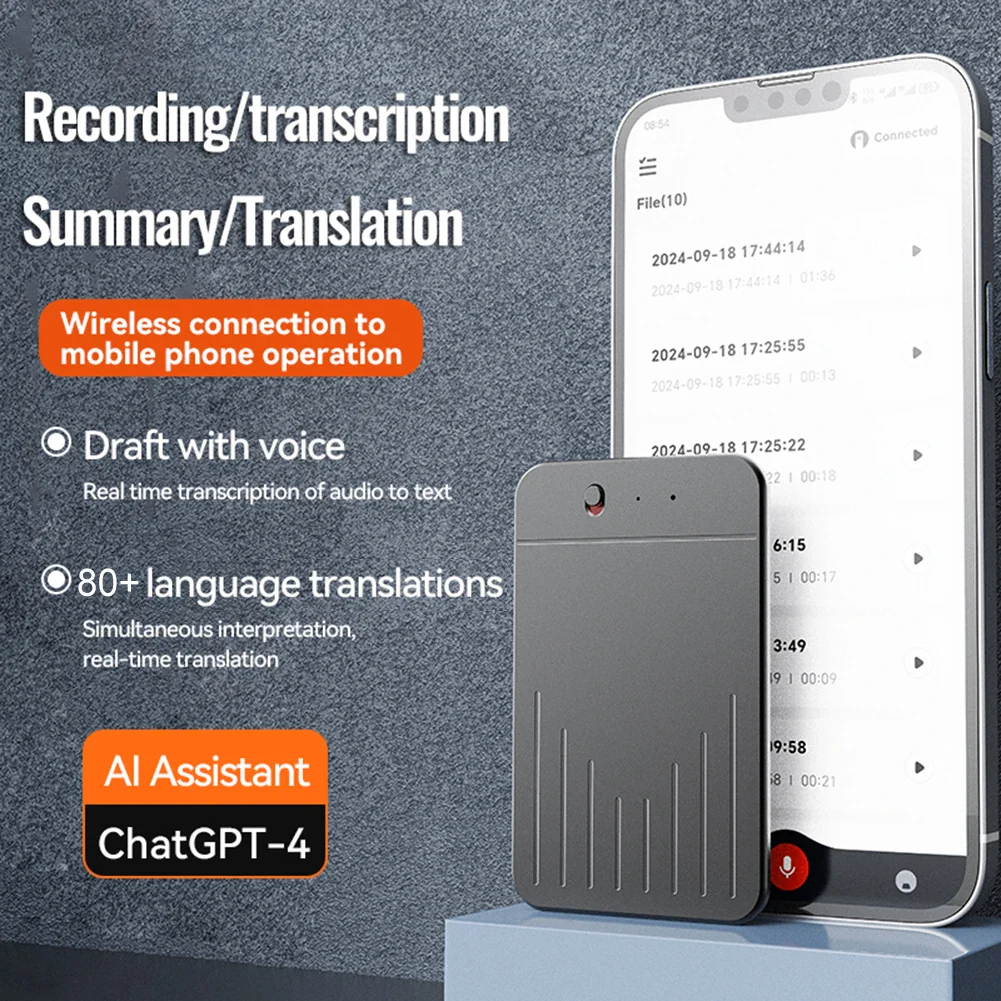Voice Recorder AI ChatGPT4 Mini Transcribe Translator - Image 14