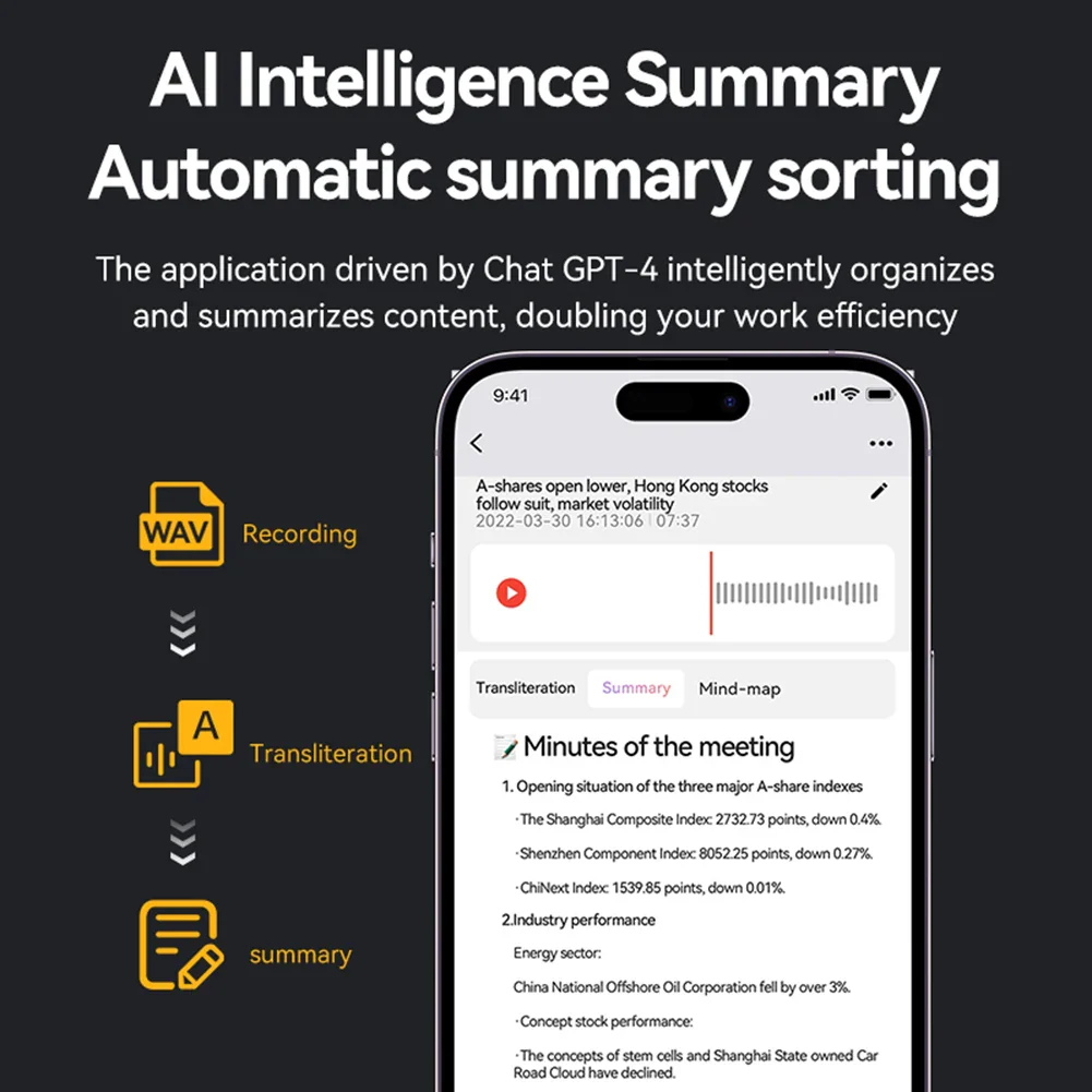 Voice Recorder AI ChatGPT4 Mini Transcribe Translator - Image 22