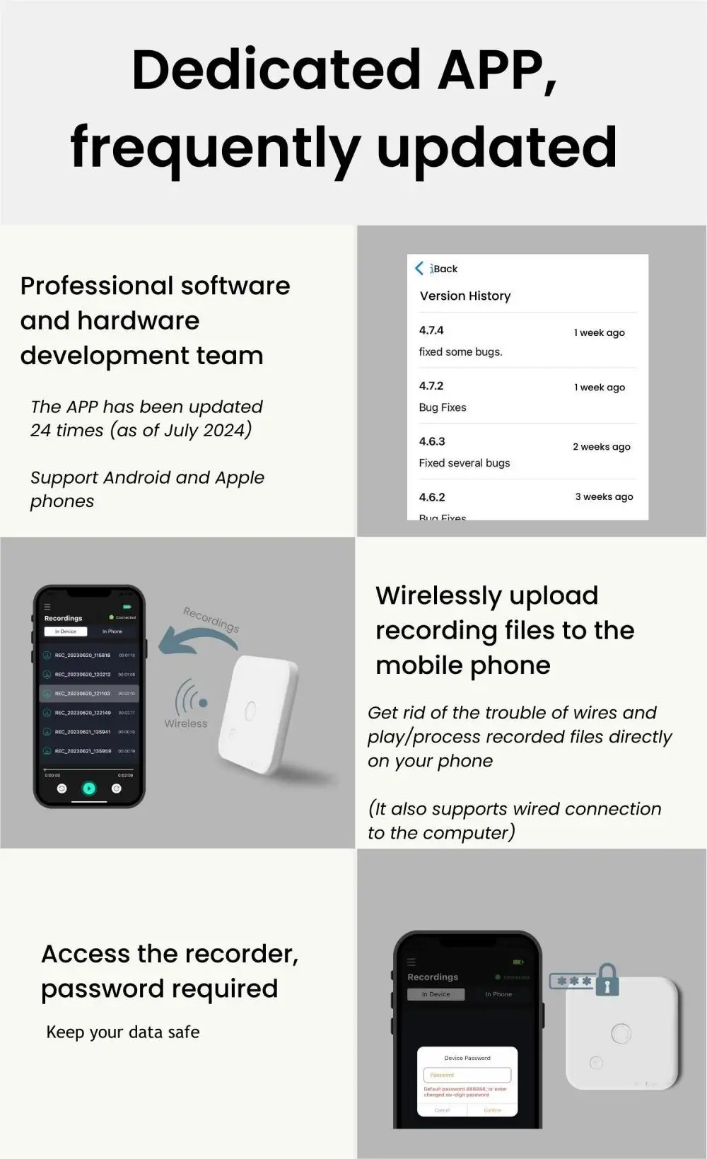 AI Voice Recorder 64GB With Transcription And Translation - Image 9