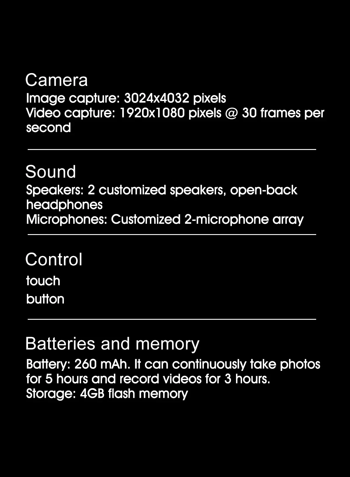 Smart AI Camera Glasses Bluetooth Call Voice Assistant - Image 26