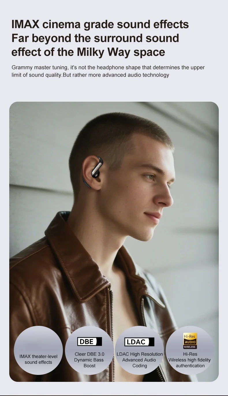 AI Translation Earbuds With Noise Canceling Ear Hook Sports - Image 16