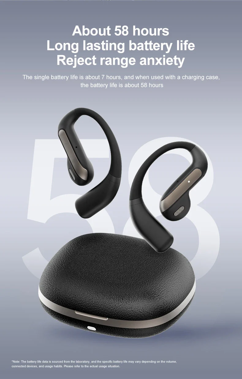 AI Translation Earbuds With Noise Canceling Ear Hook Sports - Image 22