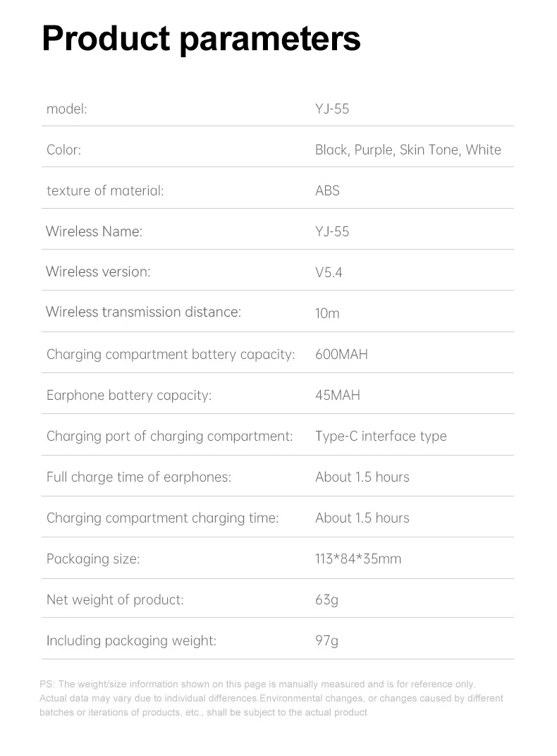 AI Translation Earbuds With Noise Canceling Ear Hook Sports - Image 25