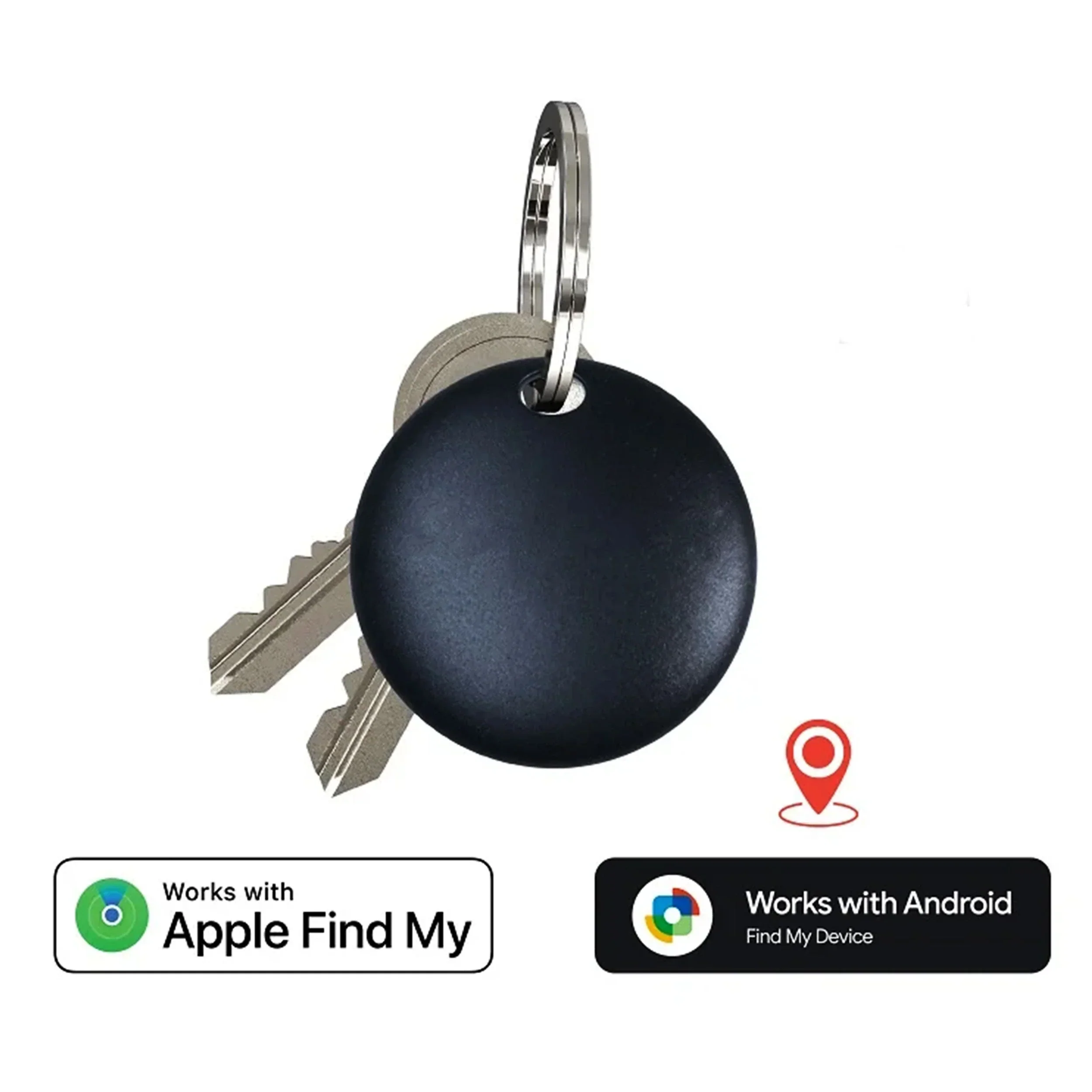 Airtag Case Slim Shock Resistant Tracker Cover Keyring - Image 2