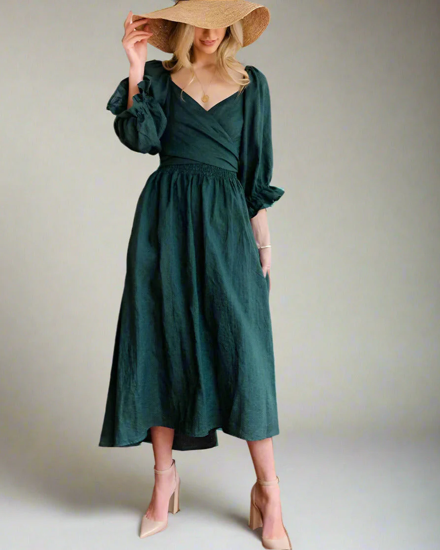 Airy Cotton Summer Dress for Women, Breathable and Versatile, Flattering Fit for Day or Night Wear - Image 10