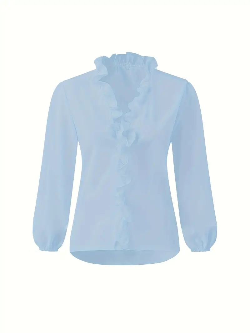Airy Blouse for Women, Breathable Summer Top, Versatile and Comfortable Fit, Available in Pink and Blue - Image 5