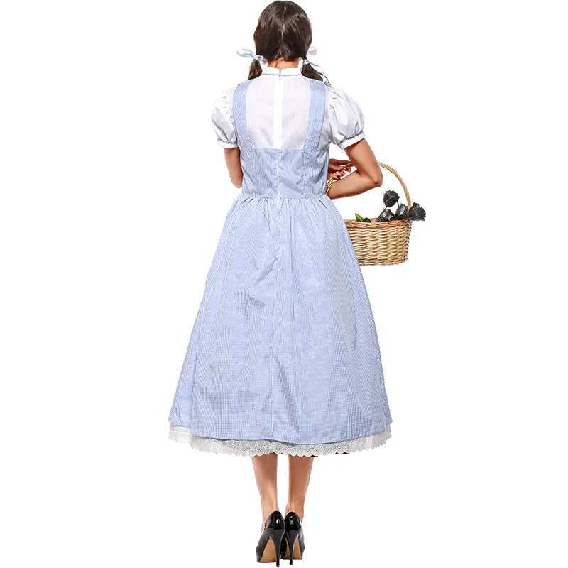 Dorothy Blue Gingham Dress Costume Halloween 2025 Cosplay - Image 2